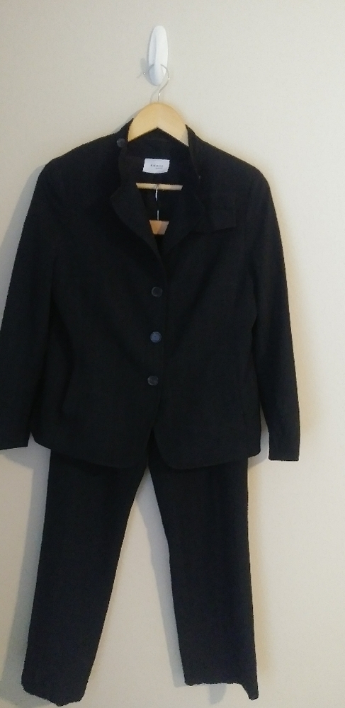 Akris Punto Pinstripe Suit. Size 10
